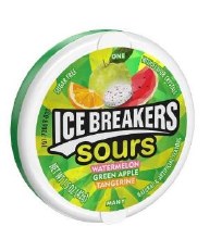 Ice Breakers Fruity Mix Mints Puck (Strawberry, Tangerine Citrus and Watermelon Flavors)