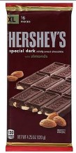 Hershey's Special Dark Chocolate w/Almonds X-Large Bar