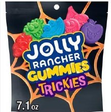 Jolly Rancher Gummies Trickies Original Flavors Stand Up Pouch- Halloween