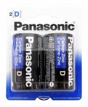 Panasonic D Battery Blister Card