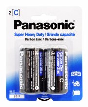 Panasonic C Battery Blister Card