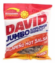 David Jalapeno Hot Salsa Sunflower Seeds