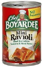 Chef Boyardee Mini Ravioli's