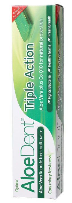 Toothpaste Triple Action Flouride Free 100Ml