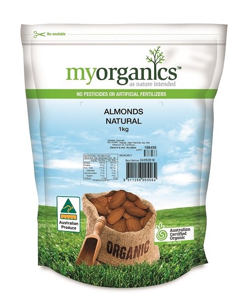 Almonds Natural 1Kg