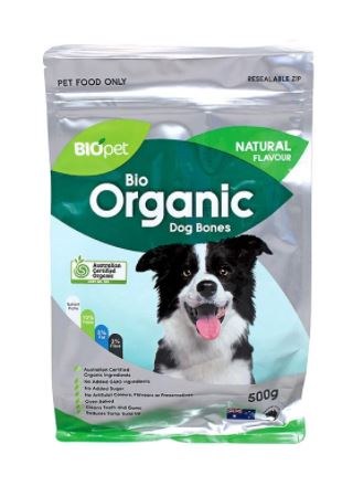 biopet dog food bones 500g