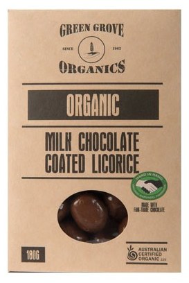 Milk Chocolate Licorice 180G
