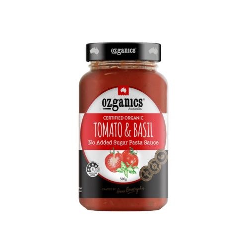 pasta sauce tomato & basil 500g