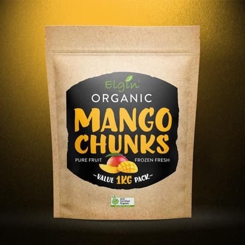 Elgin Mango Chunks 1Kg Organic Frozen