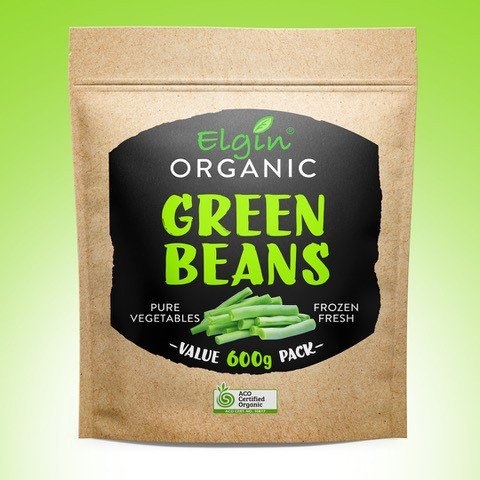 elgin beans 600g organic frozen - Wray Organic Online