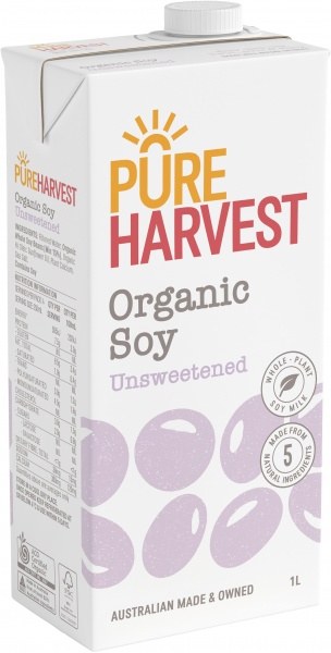 Organic Nature'S Soy Milk 1L Unsweetened