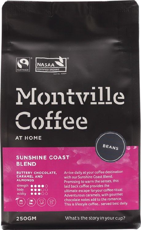 Coffee Beans Sunshine Coast Blend 250G