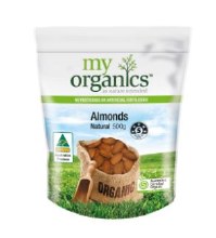 almonds natural 500g