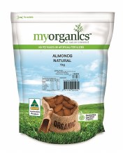almonds natural 1kg