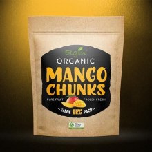 elgin mango chunks 1kg organic frozen