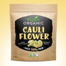 elgin cauliflower 500g organic frozen