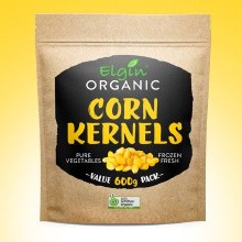 Elgin Sweet Corn 600G Organic Frozen