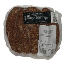 garlic & rosemary beef 600g sausages