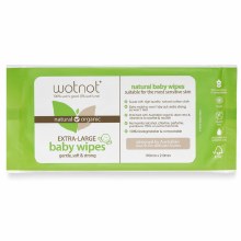 wipes baby 100% natural large 70pk