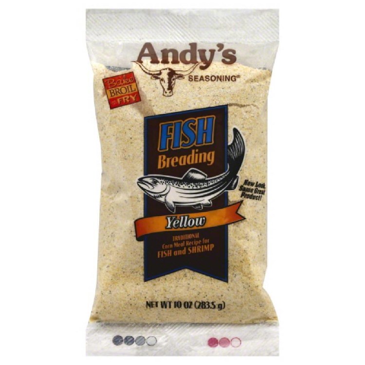 Andys Yellow Fish Breading Roberts Seafood Market