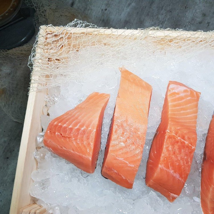 Frozen Atlantic Salmon Portions - By the Pound