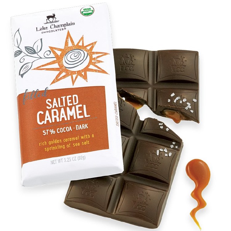 Lake Champlain Salted Caramel Chocolate Bar Roberts Seafood Market