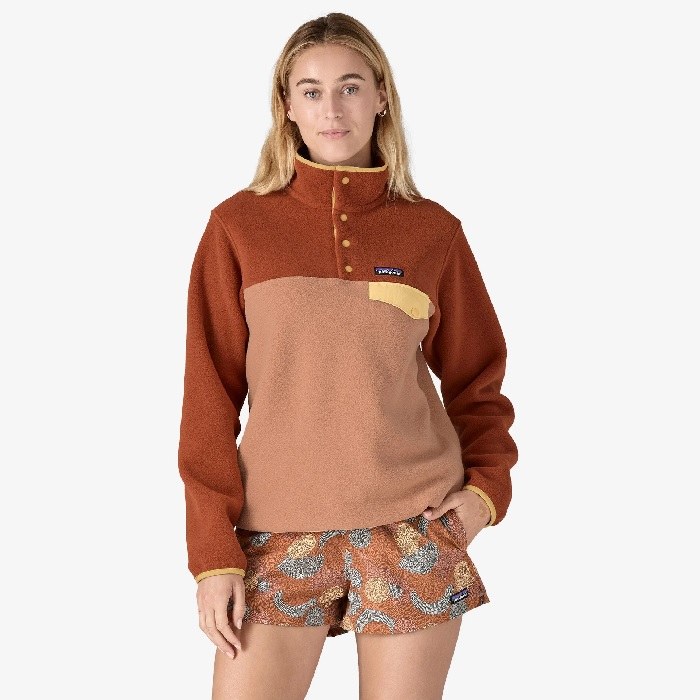 PATAGONIA W'S LW SYNCH SNAP-T P/O