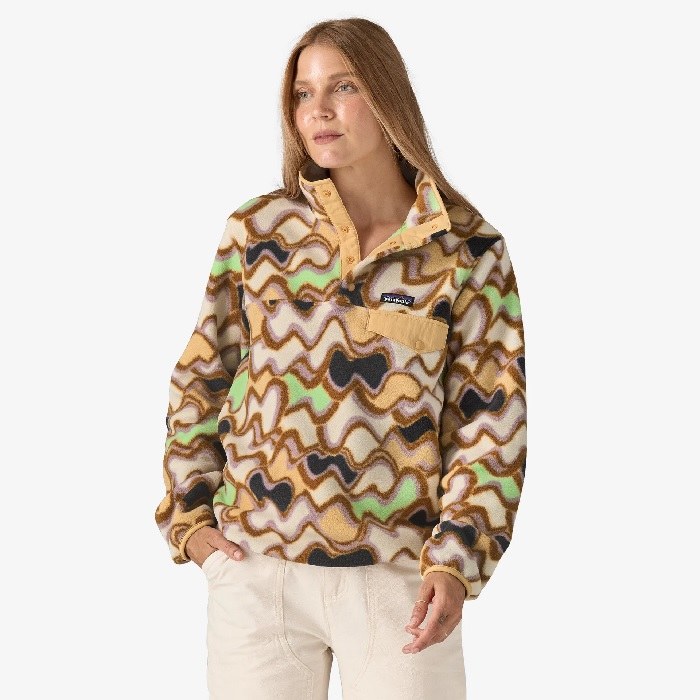 PATAGONIA W'S LW SYNCH SNAP-T P/O
