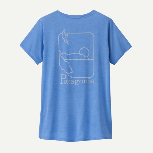 PATAGONIA W'S CAP COOL DAILY GRAPHIC SHIRT - WATERS