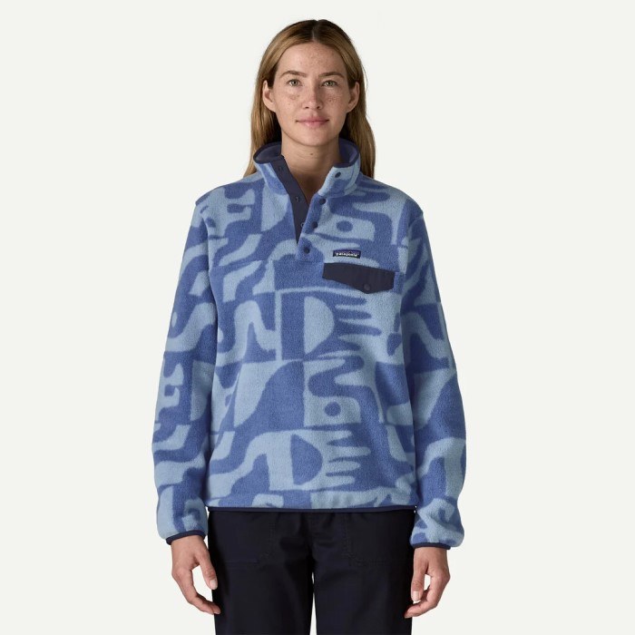 PATAGONIA W'S LW SYNCH SNAP-T P/O
