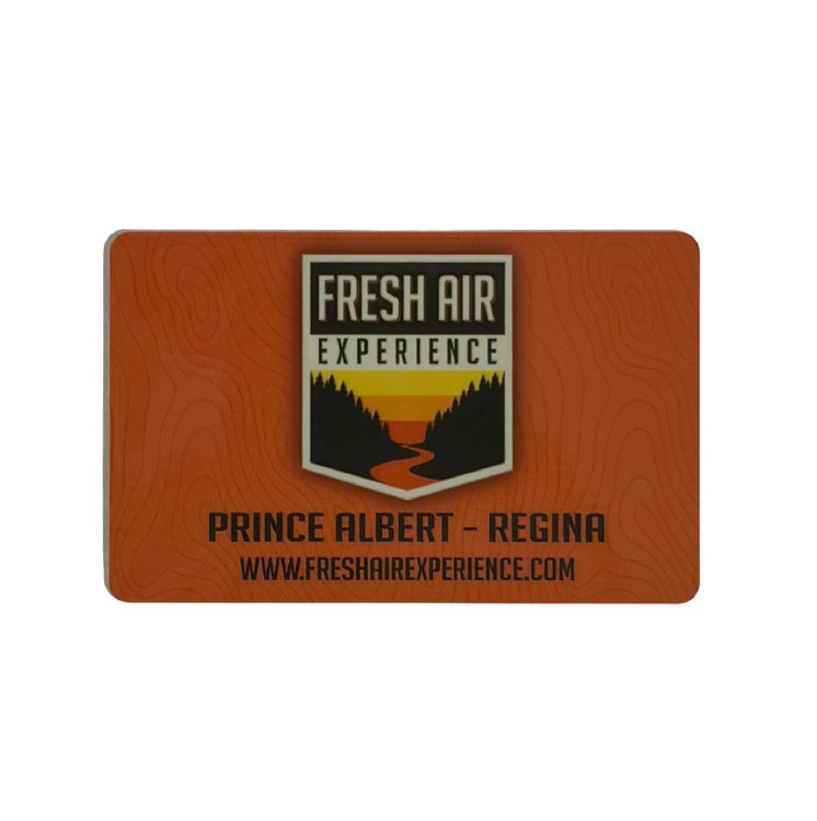 FRESH AIR EXPERIENCE GIFT CARD "TOPOGRAPHY"