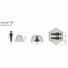 Additional picture of NEMO AURORA 2P & FOOTPRINT 2025+ (FROST/ SILT)