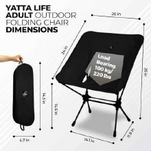 Additional picture of YATTA LIFE LOW BACK UL FOLDING CHAIR