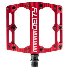 DEITY BLACK KAT PLATFORM PEDALS - RED