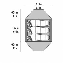 Additional picture of MSR ELIXIR 3 TENT & FOOTPRINT