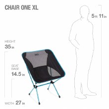 Additional picture of HELINOX CHAIR ONE XL - BLACK
