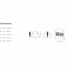 Additional picture of NEMO AURORA HIGHRISE 6P TENT