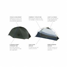 Additional picture of NEMO DRAGONFLY OSMO BIKEPACK 2P