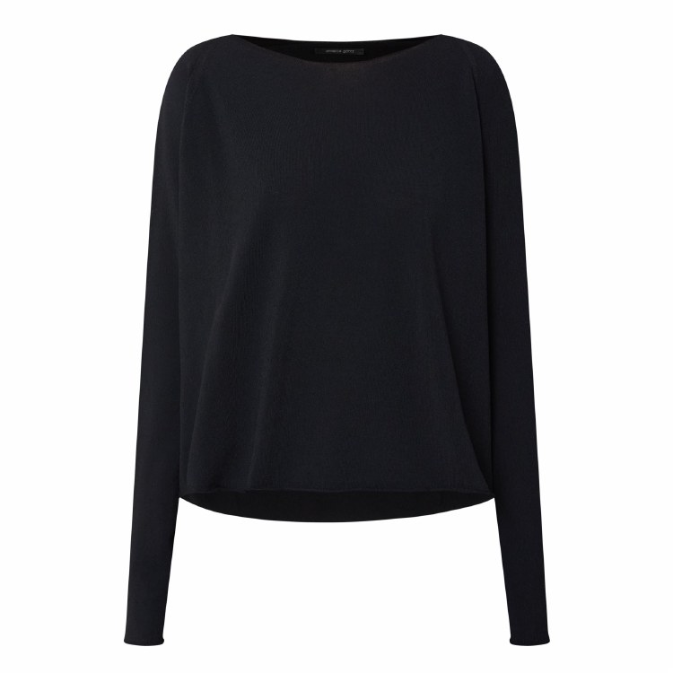 Black Fine Viscose Knit