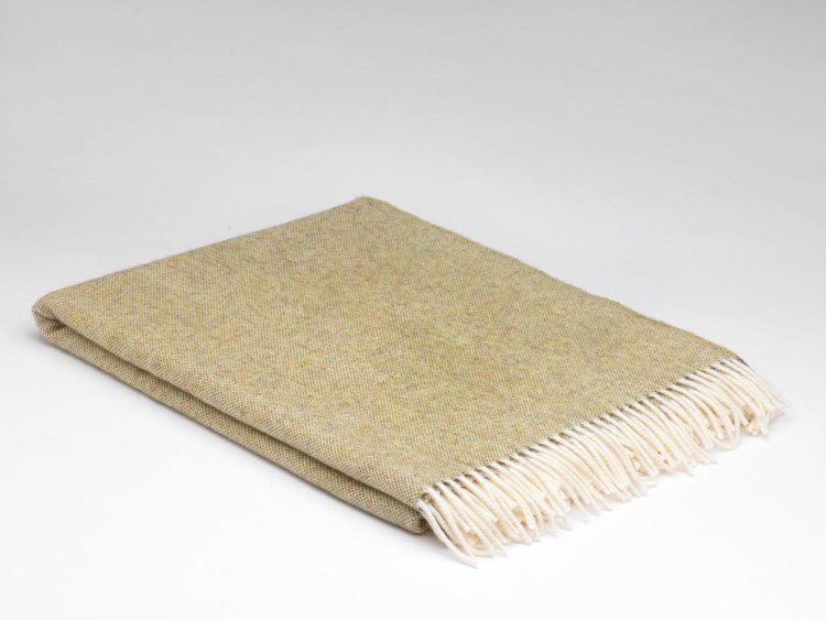 Supersoft Throw Green Spot