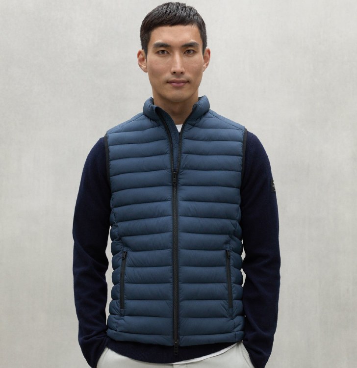Recycled Polyester Steel Blue Gilet