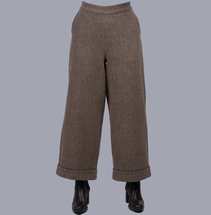 Fawn Tweed Trousers