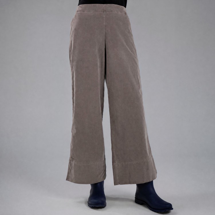 Idal Taupe Corduroy Trousers