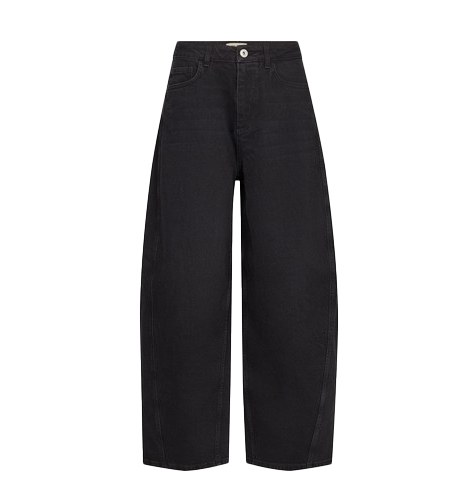 Cindy Barrel leg black jeans