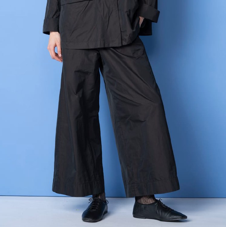 Chocolate Taffeta Trousers