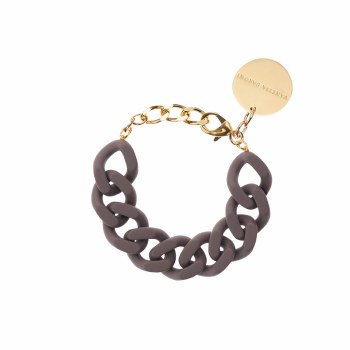 Matte Taupe Chain Bracelet