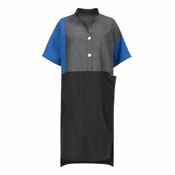 Cotton Linen Shirt Dress