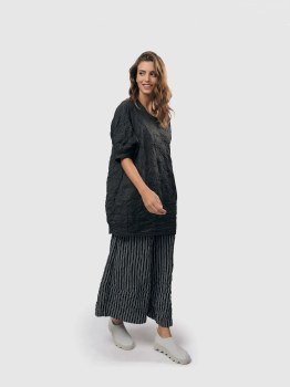 Black and Silver Trousers