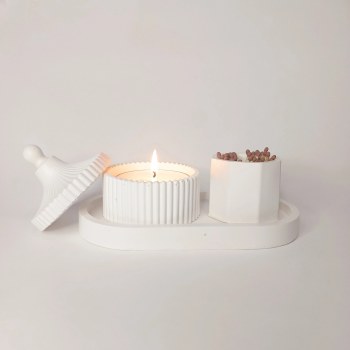 Tealight Gift Set - Wild Lemongrass and Pink Pepper