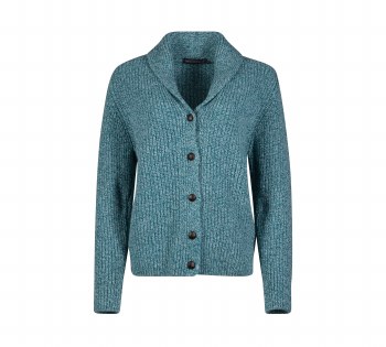 Shawl Collar Cardigan Larimar Blue